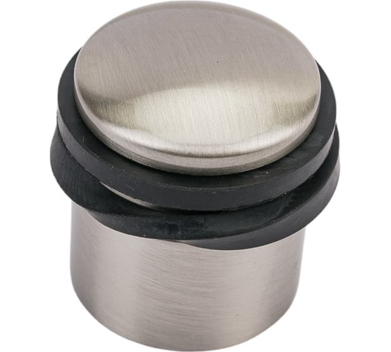 Изображение товара Дверной ограничитель Вантаж (диаметр 25 мм; высот 30 мм; матовый никель) DS5SN