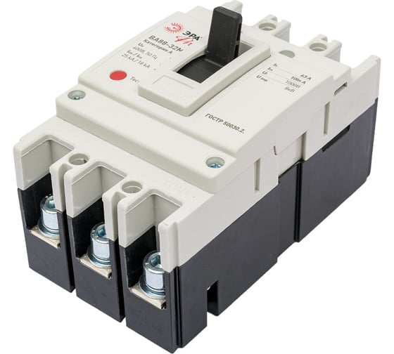 Изображение товара Автоматический выключатель ЭРА PRO ВА88-32М SVA10-3-0063-E 3Р 63А 25кА, Б0051911