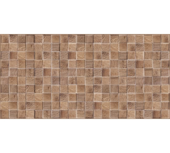 Изображение товара Панель ПВХ STELLA 0.3 мм, мозаика, Мадера светлая 00000015249