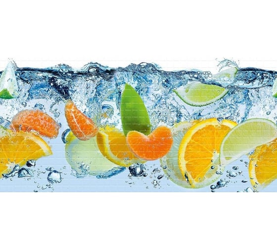 Изображение товара Панель ПВХ STELLA 0.3 мм, мозаика, Цитрусовый бум 00000015309