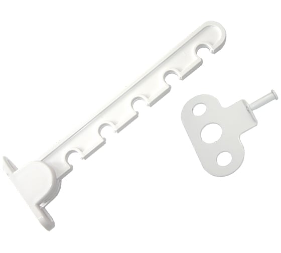 Изображение товара Ограничитель открывания окна РемоКолор с ответной планкой, 105 мм 71-2-061