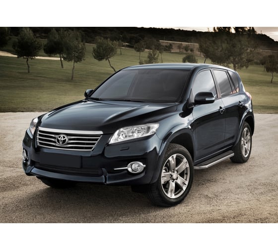 Изображение товара Пороги на автомобиль Rival Premium для Toyota RAV4 XA30 (Long) 2005-2013 г.в., 173 см, 2 шт., алюминий A173ALP.5702.1