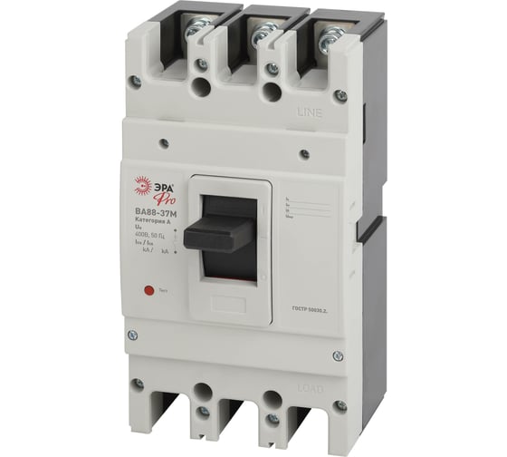 Изображение товара Автоматический выключатель ЭРА PRO ВА88-37М SVA40-3-0400-E 3Р 400А 35кА, Б0051945