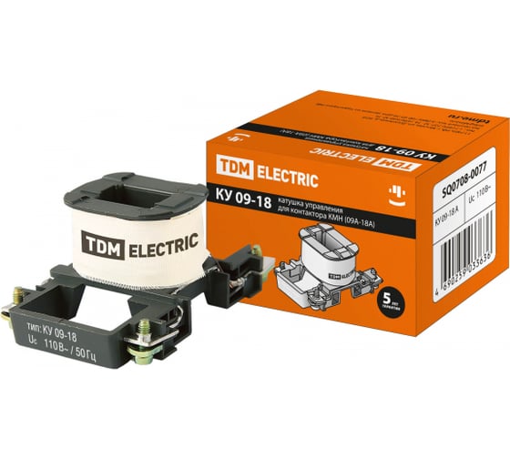 Изображение товара Катушка управления TDM ELECTRIC КУ- 09-18А 110В SQ0708-0077