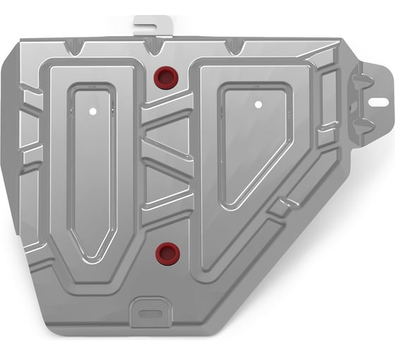 Изображение товара Защита топливного бака АвтоБроня для Hyundai Creta I, II 2016-2021 2021-н.в., алюминий 3 мм, с крепежом, штампованная, 333.02365.1