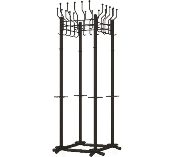 Изображение товара Вешалка ТИТАН МЕТА Гардикс-4 черный 4607078058104