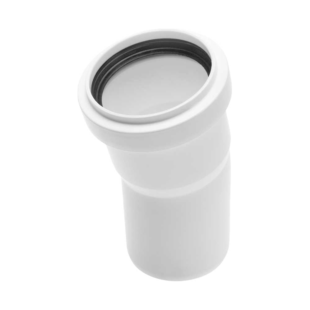 Изображение товара Отвод Ostendorf НТВ 50x15 белый внутренний канализационный 15° 50 мм