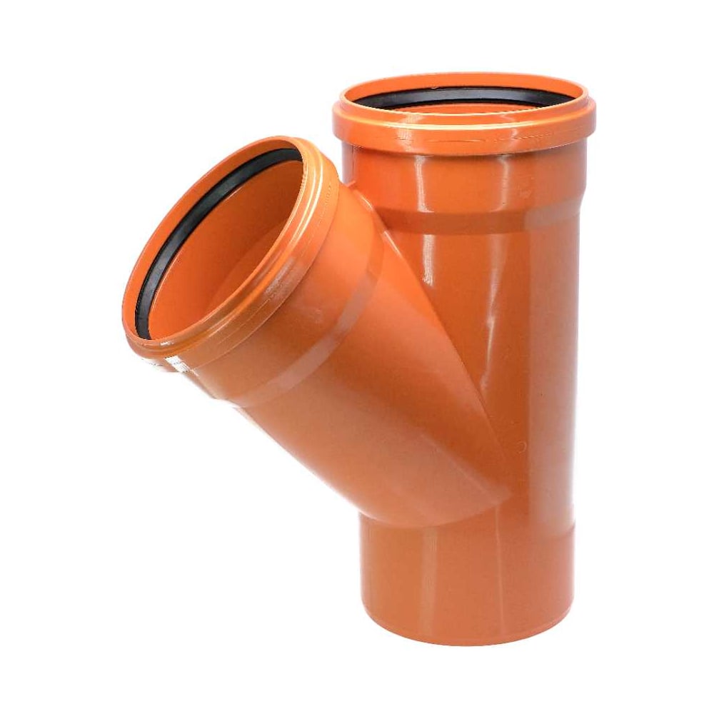 Изображение товара Тройник канализационный Ostendorf KGEA 200/200x45 Ger для наружной канализации