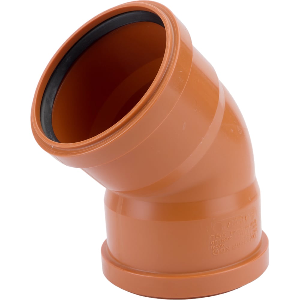 Изображение товара Двухраструбный отвод Ostendorf KGBD 2М 110x45 для наружной канализации