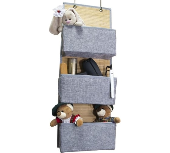 Изображение товара Подвесной органайзер для хранения вещей UniStor ROMEO с тремя отделениями 210433