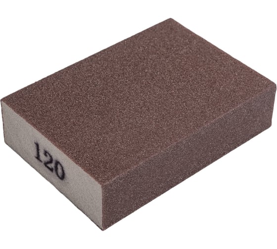 Изображение товара Губка шлифовальная 100x70x25 мм, P120, 1 шт Orientcraft SS1007025120