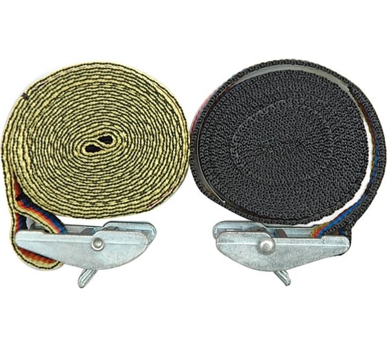 Изображение товара Ремни для крепления багажа VOREL, зажим фиксатор, 25 мм х 2.5 м 82331