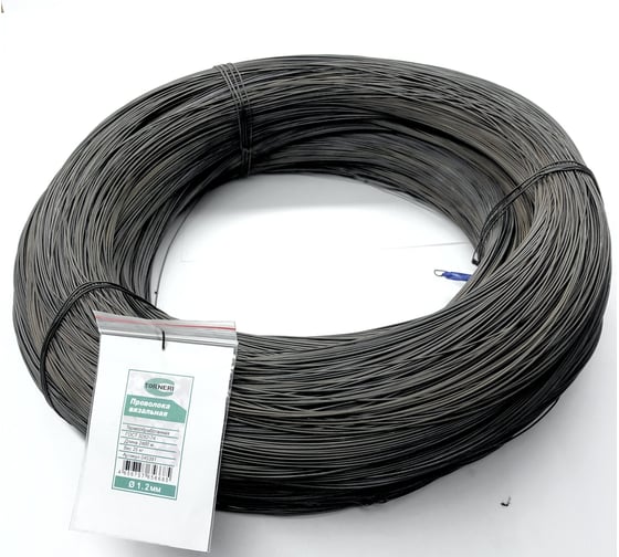 Изображение товара Проволока вязальная термообработанная TORNERI  1.2 мм х 2800 м, 25 кг 045381