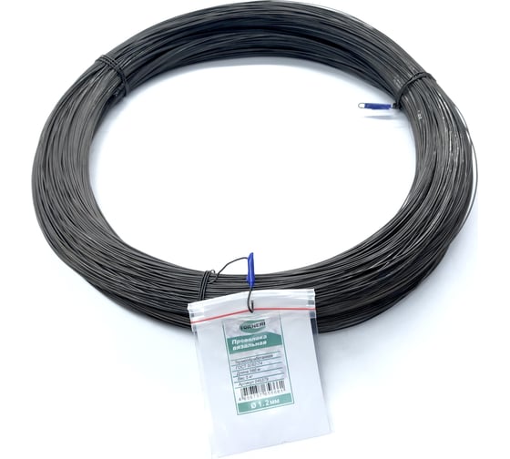 Изображение товара Проволока вязальная термообработанная TORNERI  1.2 мм х 560 м, 5 кг 045379