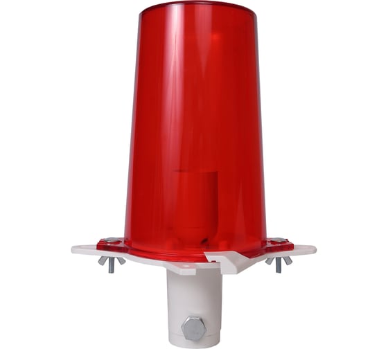 Изображение товара Заградительный огонь LedZOM ЗОМ тип А, красный, ударопрочный, поликарбонат LEDZOM Тип А