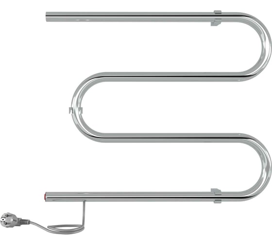 Изображение товара Полотенцесушитель INDIGO M без полки (electro) 60/40 (кнопка, прям.провод справа, полированный) ME60-40