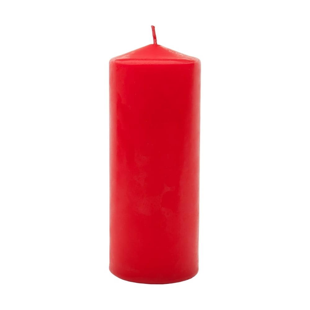 Свеча-бочонок Lumi свеча цилиндр парафиновая красный металлик 4×6 см