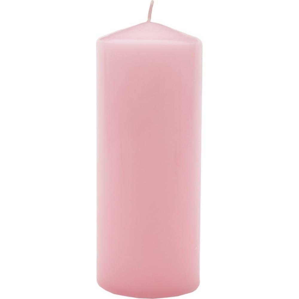 Свеча-бочонок Lumi свечи в торт праздник 6 шт 14 5 см розовый с чёрным