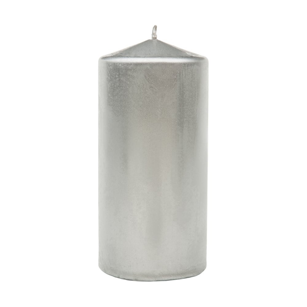 Свеча-бочонок Lumi свеча декоративная 8х6 см цилиндр серебро 13 8165 31 00