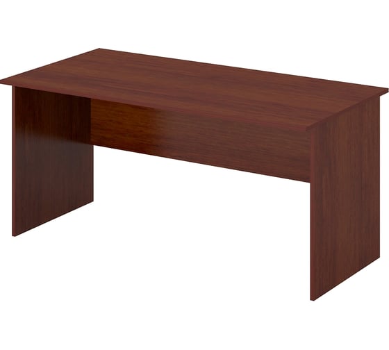 Изображение товара Рабочий офисный стол ФЕЛИКС 160x80x75.3 см миланский орех темный ПК-ЛОГ-СТ160x80Д/25-В1-34
