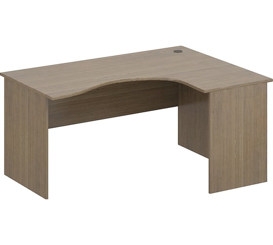 Изображение товара Эргономичный стол ФЕЛИКС Система-M 160x120x74.5 см дуб шамони ПК-ССМ-СТЭ160x120П/Д-В2-299