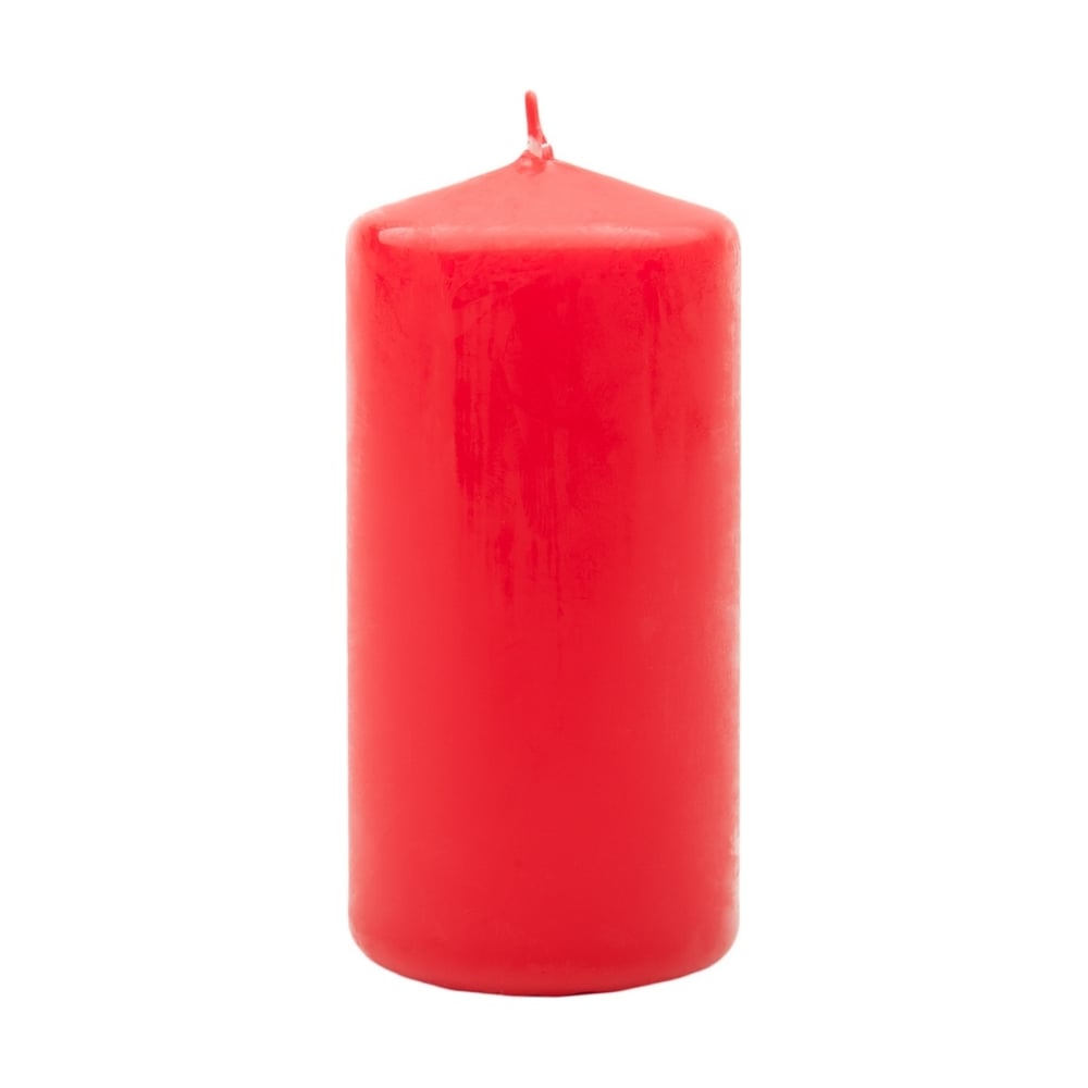 Свеча-бочонок Lumi свечи в торт праздник 6 шт 14 5 см красный с чёрным