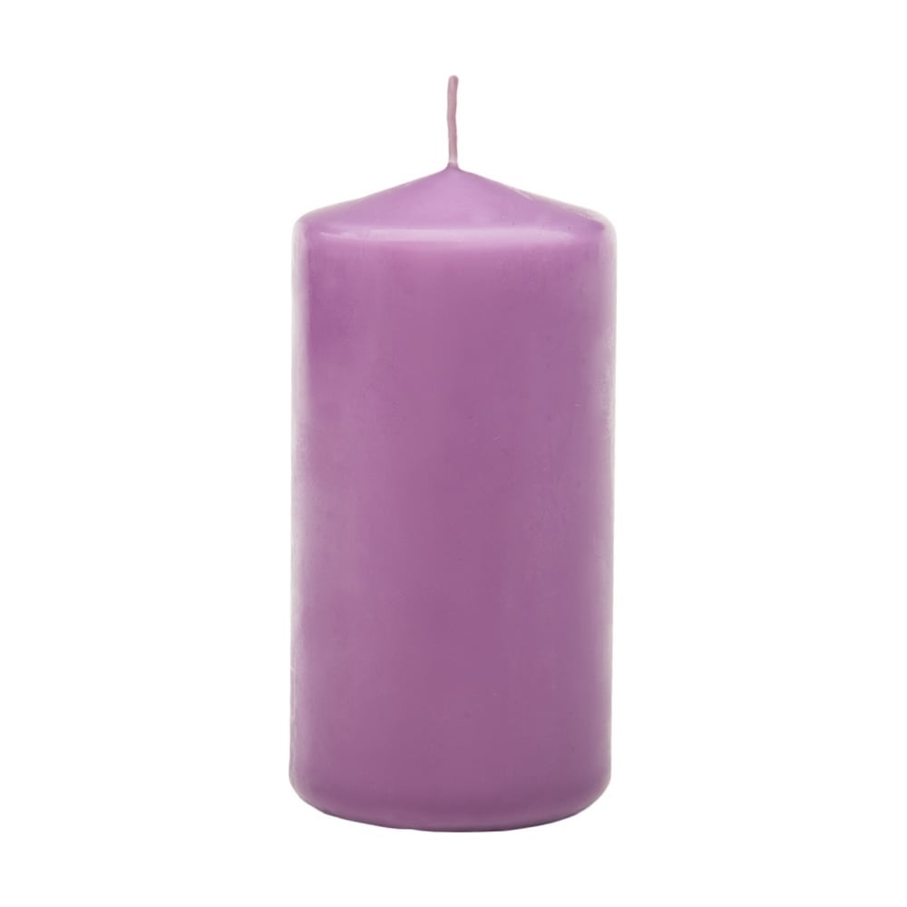 Свеча-бочонок Lumi подсвечник льдинка 2 5х7 5 см 50 мл фиолетовый