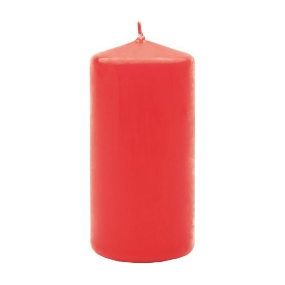 Свеча-бочонок Lumi свеча цилиндр парафиновая красный металлик 4×6 см