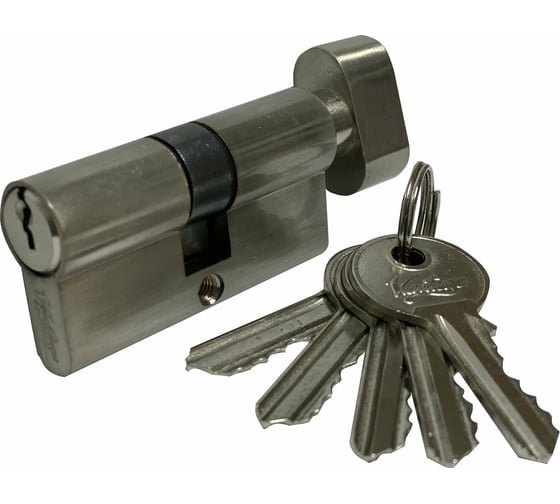 Изображение товара Цилиндровый механизм Вантаж (5 ключей; матовый никель) VC60-5SN