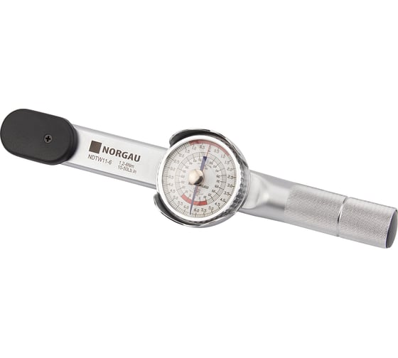 Изображение товара Динамометрический ключ NORGAU стрелочный 1/4, 1,2-6,0 Нм, тип NDTW11-6 051117003
