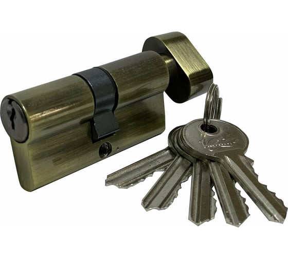 Изображение товара Цилиндровый механизм Вантаж (5 ключей; бронза) VC60-5AB