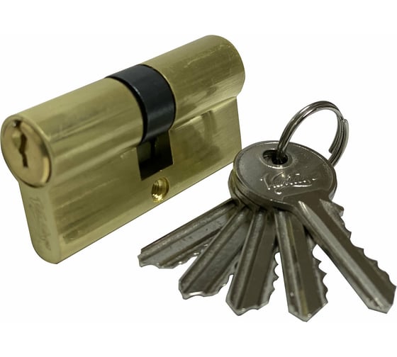 Изображение товара Цилиндровый механизм Вантаж (5 ключей; матовое золото) VC70-5SB