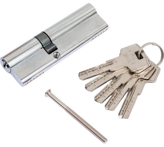 Изображение товара Цилиндровый механизм Вантаж (5 ключей; хром) Z100,40x60 СР