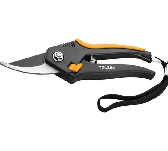 Изображение товара Секатор TOLSEN с пластиковой комбинированной рукояткой, 200 мм 31021