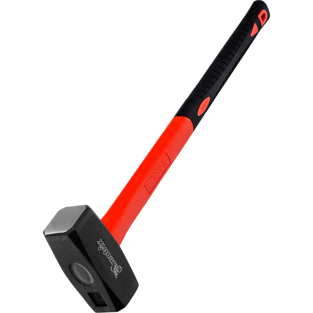 Изображение товара Кувалда MATRIX 3 кг с фибергласовой рукояткой и углеродистой сталью