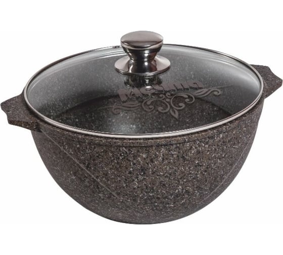 Изображение товара Казан для плова Мечта АП Premium mokko 10 л, со стеклянной крышкой 511902