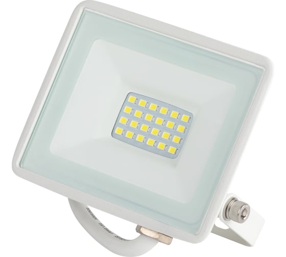 Изображение товара Светодиодный уличный прожектор ЭРА LPR-023-W-65K-030 30Вт 6500K 2400Лм белый Б0054641