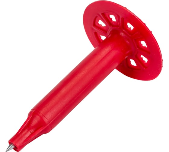 Изображение товара Гриб прямого монтажа утеплителя FIXPISTOLS Тарельчатый дюбель для монтажных пистолетов F-IN100/60 100шт/уп 2-1-6-3129