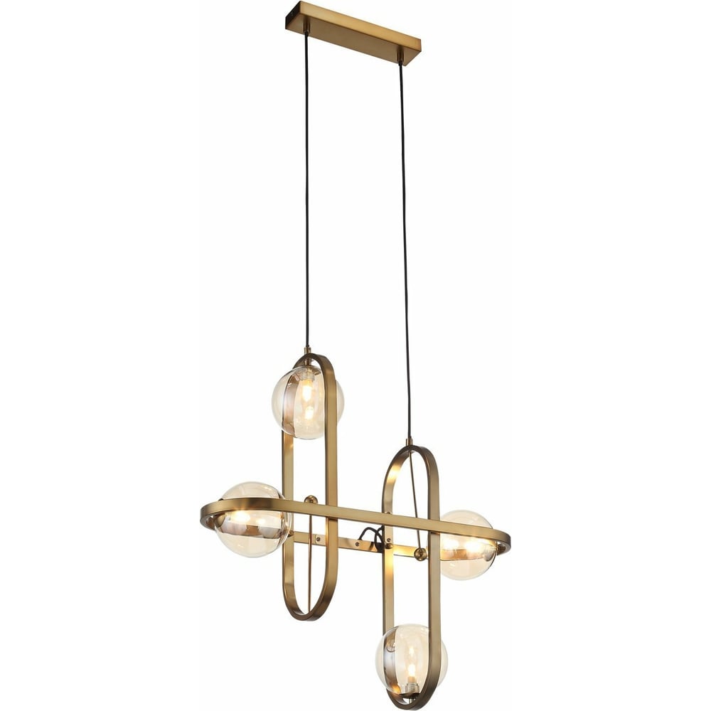 Изображение товара Подвесной светильник ST luce CIRCONO G9 4x3W янтарный бронза ретро стиль