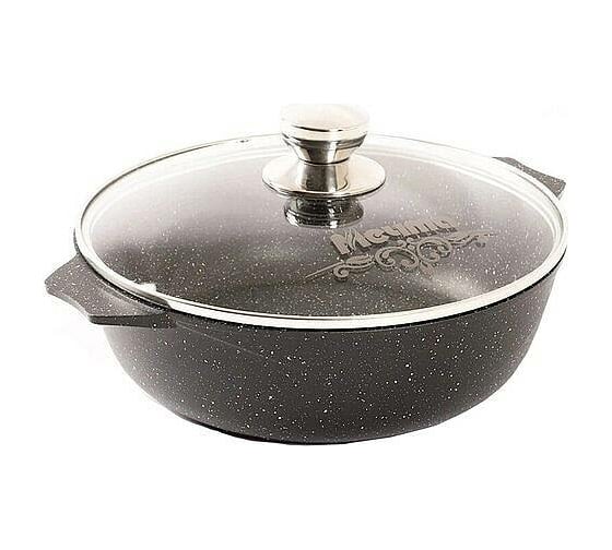 Изображение товара Индукционная жаровня Мечта АП Гранит black Induction Pro 4 л, 28 см 34802И