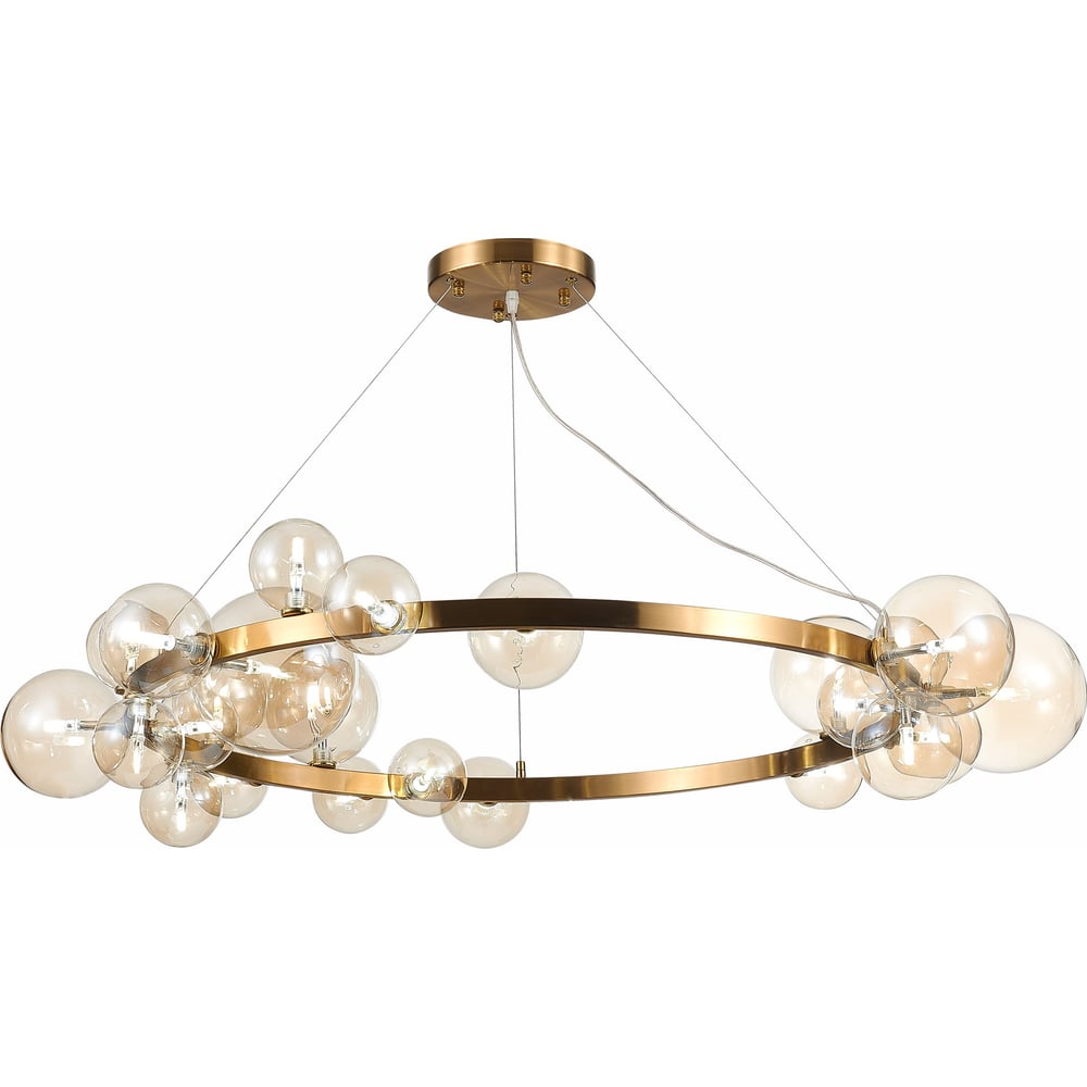 Изображение товара Подвесной светильник ST luce SL1165.303.24 24 LED, стиль модерн, бронза, диаметр 126 см