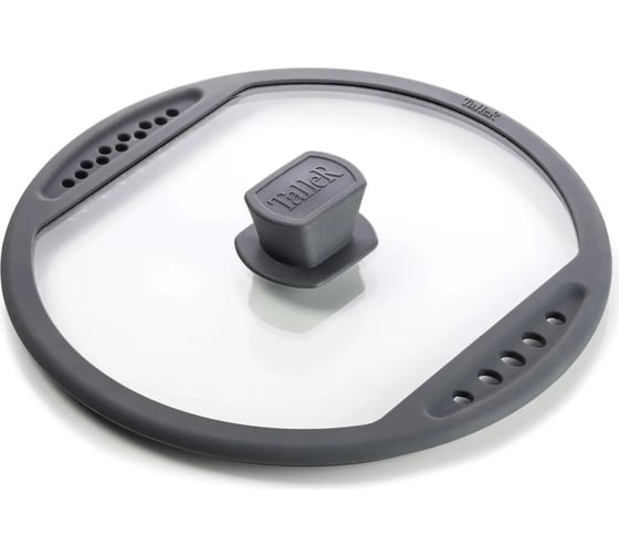 Изображение товара Крышка TALLER 26 см, с силиконовым ободом, с отверстиями для слива жидкости TR-38012