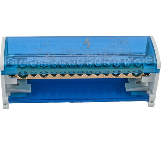 Изображение товара Шины на DIN-рейку STEKKER в корпусе (кросс-модуль) 2x15 L+PEN LD505-215 39682