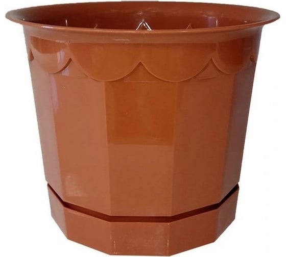 Изображение товара Горшок для цветов ПОЛИМЕРБЫТ диам. 250 мм 4329000