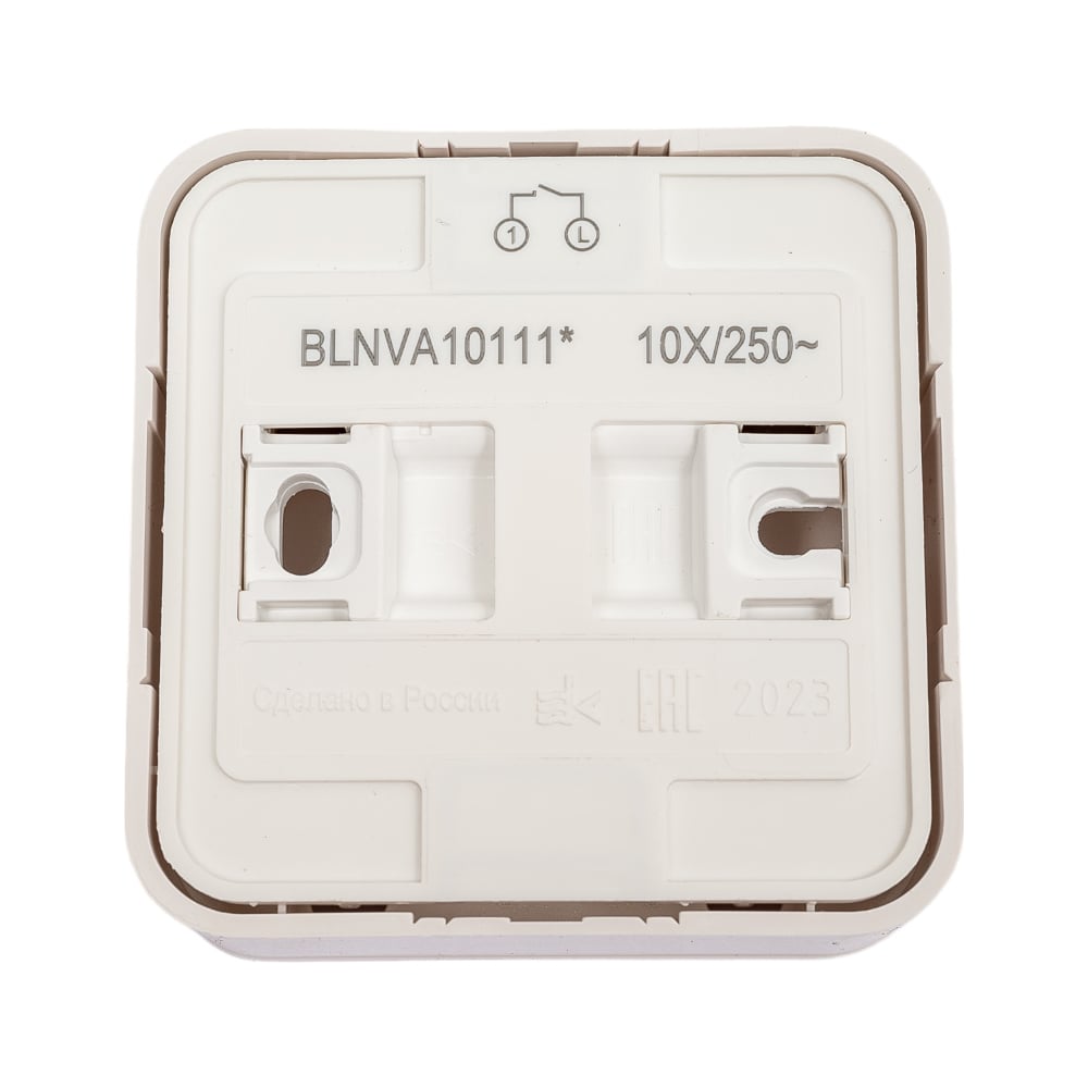 1-клавишный выключатель Systeme Electric Blanca BLNVA101111