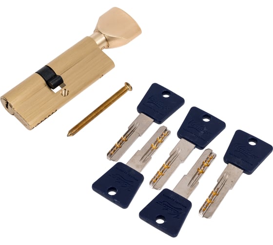 Изображение товара Цилиндровый механизм Вантаж (5 ключей; матовое золото) PC80,45Cх35 SВ