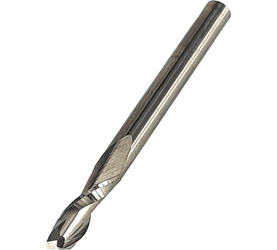 Изображение товара Фреза спиральная двухзаходная верхний рез для ЧПУ (4x12x45 мм; S=4 мм; Z2) Greencut GE4016