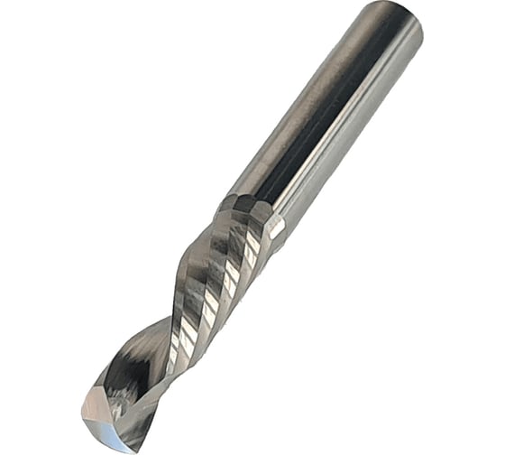 Изображение товара Фреза спиральная однозаходная компрессионная для ЧПУ (6x22x50 мм; S=6 мм; Z1) Greencut GC6025