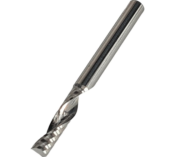 Изображение товара Фреза спиральная однозаходная верхний рез для ЧПУ (3.175x15x38 мм; S=3.175 мм; Z1) Greencut GX3065