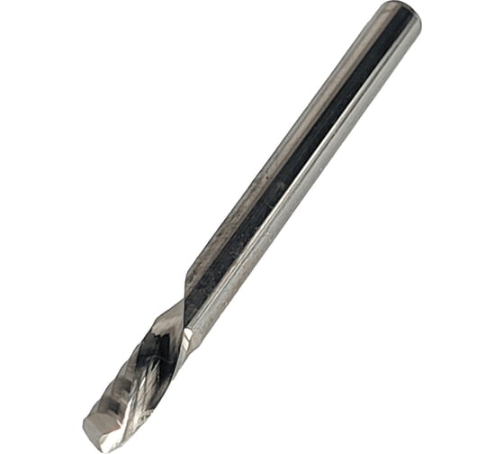 Изображение товара Фреза спиральная однозаходная нижний рез для ЧПУ (3.175x8x38 мм; S=3.175 мм; Z1) Greencut GX3163